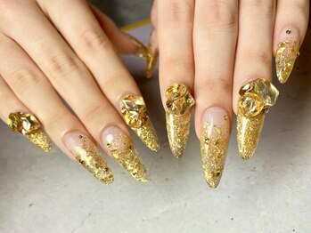 クリーク(CREEK)/ビジューオンロングスカルプ