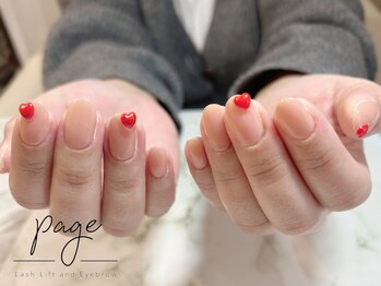 ペイジ(page)/人気のはみ出しハート!