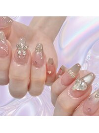 蝶々ネイル