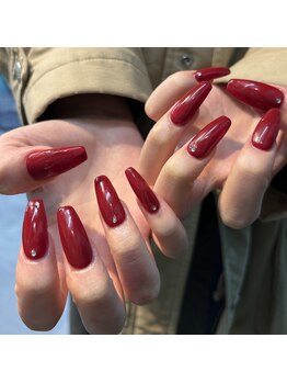 ニコネイル 下北沢店(NICO nail)/長さだし×ワンカラー