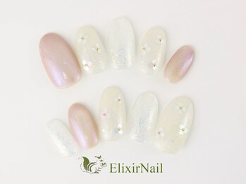 エリクサーネイル 神田(Elixir Nail)/シンプル/クーポン使用