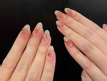 ファンシー 新宿店(Fancy)/冬ネイル/ツイード/ワンホン