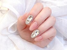 デコール 心斎橋(DECOR)/ストーン埋め尽くし4本アート