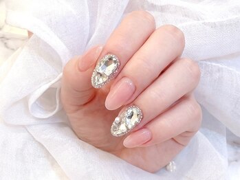 ストーン埋め尽くし4本アート