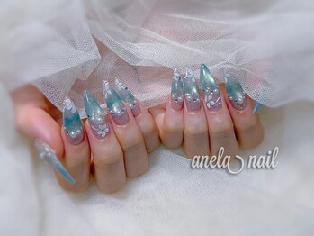 アネラネイル(anela nail)の写真/【写真：長さ出し+フリープラス】チップ/ジェル/アクリルご用意◎ご要望に沿った方法をご提案いたします！
