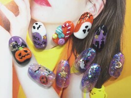 ハロウィンネイル