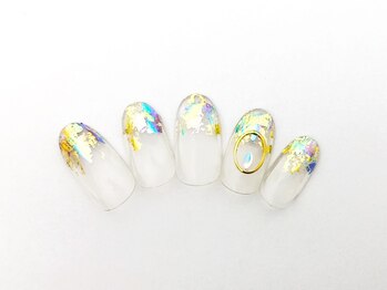 エトワール 中川中島店(Etoile)/オーロラフィルムネイル