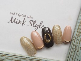 ブラウンポイントネイル