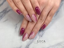 ネイルアトリエルカ(nail atelier LUCA)/M-134 大人上品縦グラデーション