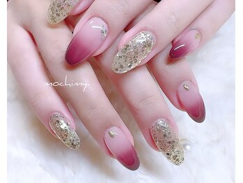 モチミィ(mochimy.)/*ボルドー×ゴールド*