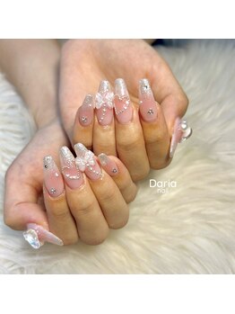 ダリア(Daria)/持ち込みガーリーワンホンネイル