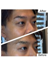 エミレーブ シロカネ(Hemireve Shirokane)/眉毛でお顔の印象変わリマス