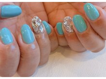 トレデュール ロイヤルエムシー 大和町店(MC)/ティファニーブルーネイル♪