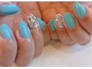 ティファニーブルーネイル♪