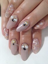 トゥーシェネイルズ(Touche'nails)/ウォーターマーブル8000円