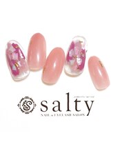 ネイルアンドアイラッシュサロン ソルティ 寺田町(salty)/シェルネイル