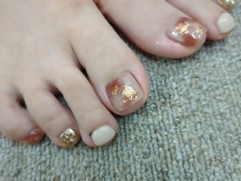 ネイルパキラ(nail pachira)/フット定額デザインネイル