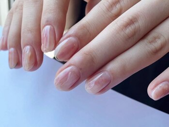 アイネイルズ 梅田店(I nails)/桃もやもやニュアンス¥9700