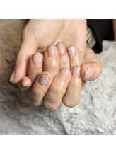 マイオティック ネイル(miotic nail)/シンプルツイードネイル