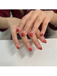 ラメグラデーションネイル