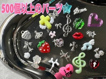 つめノさきの写真/大人気の韓国パーツで存在感◎豊富なカラー展開でどんなデザインも再現可能◎【やり放題 <60分>¥6950～】