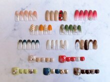 毎月デザインが変わる定額ネイル！デザインに悩んだ際はぜひ♪