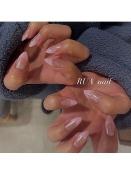 フレンチ ミラーネイル