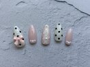 7500定額★ドット柄