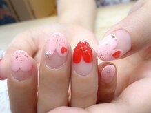 アミュリー ネイル アトリエ(Amury nail atelier)/ハートフレンチネイル♪
