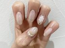 パールビジューネイル☆