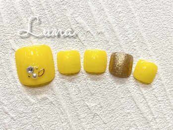 ネイルアンドまつ毛エクステ ルーナ イオンモール東久留米店/フット キャンペーンネイル