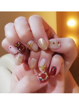 クリスマスネイル