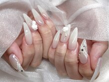 モカ 心斎橋(moca by Lee)/【Aina】ホワイトネイル