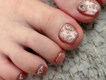 クロレ(Nail Salon COLORE)の写真/【フットアート付け放題☆持ち込みデザイン大歓迎！ご新規様￥8800】高い技術で理想を叶えます★