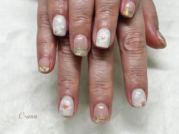 シーアン(C-ann)/3D桜ネイル