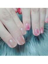 リンクネイル(Link nail)/秋色マグでアシメ☆