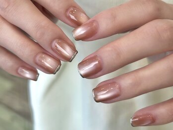 ケーツーネイル(k-two nail)/マグネット×ラメライン(みな)