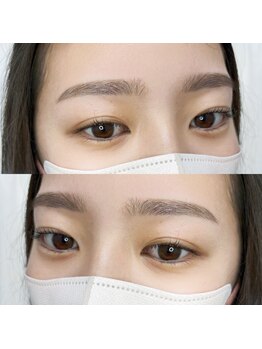 くるるん/まつ毛パーマ+美眉スタイリング