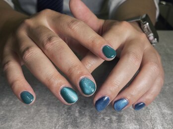 オムネイル 渋谷(HOMME NAIL)/マグネットネイル ¥7.100