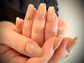 シンプルマグネットネイル☆