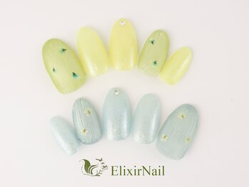 エリクサーネイル 神田(Elixir Nail)/シンプル/クーポン使用