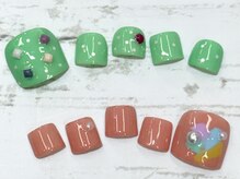 ビービーネイル(BB)/5～6月foot定額デザイン☆