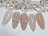 【初回オフ無料】韓国風シンプルコース(片手アート2本目安) 6500円～7000円