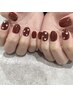 【学割U24】ハンド　ワンカラーネイル　￥4500→　￥4000 