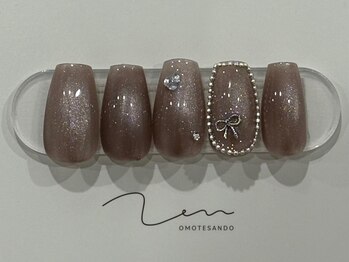 禅 表参道(Zen)/かこみリボンネイル