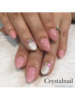クリスタルネイル ボンベルタ橘店(CRYSTAL NAIL)/シェルネイル