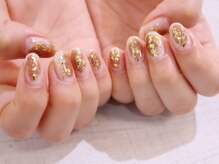 ラルネイル 大宮(Lull. nail)/＊BROWN＊塗りかけ＊