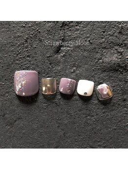 サロンストロベリームーン(Salon Strawberry Moon)/大人ニュアンスネイル