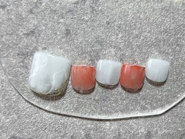 フットマーブルネイル