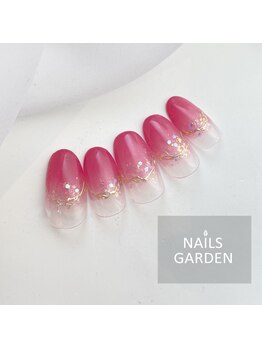 ネイルズガーデン(NAILS GARDEN)/シンプルグラデーションネイル